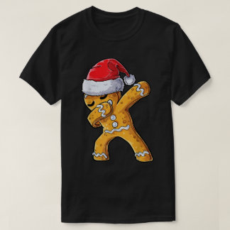 Camiseta Dabbing Gingerbread Man Funny Christmas Design