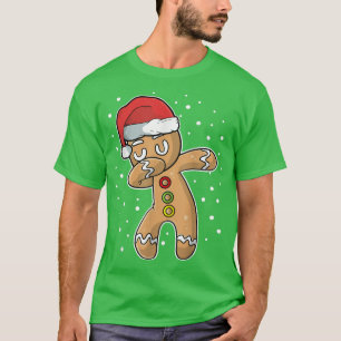 Camiseta Dabbing Gingerbread Man Navidades