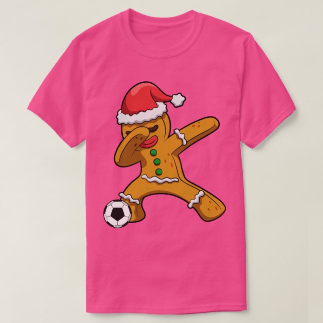 Camiseta Dabbing Gingerbread Man Navidades (Diseño del anverso)