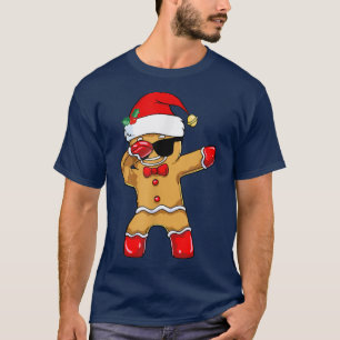 Camiseta Dabbing Gingerbread Man Navidades Baking Kids Funn