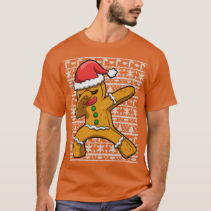 Camiseta Dabbing Gingerbread Man Navidades feos Sweet