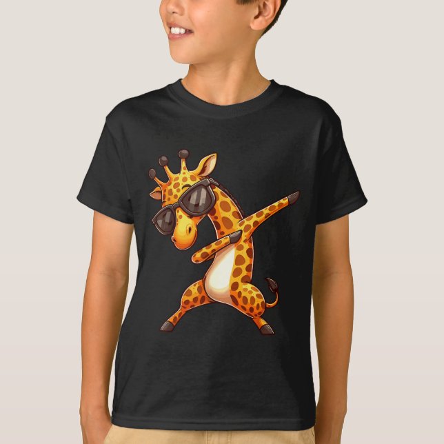 Camiseta Dabbing Giraffe  (Anverso)