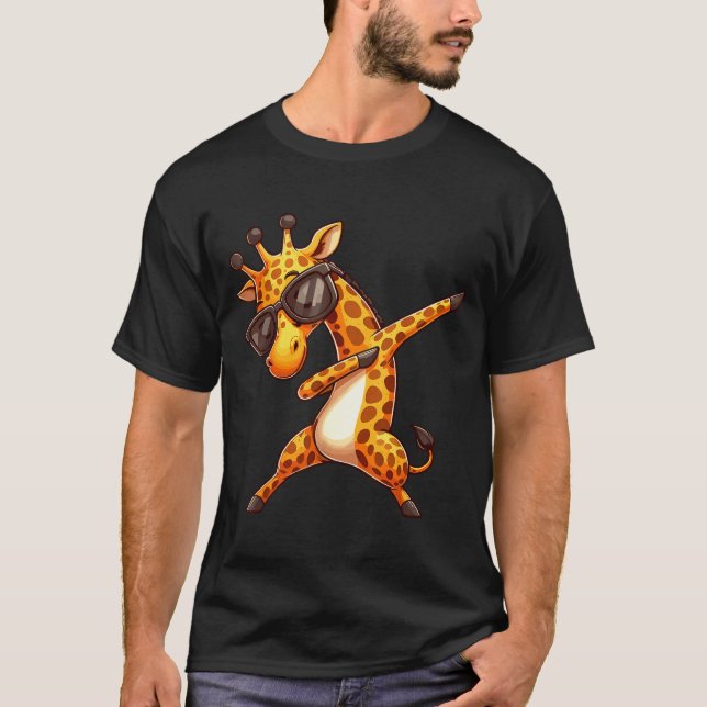 Camiseta Dabbing Giraffe  (Anverso)
