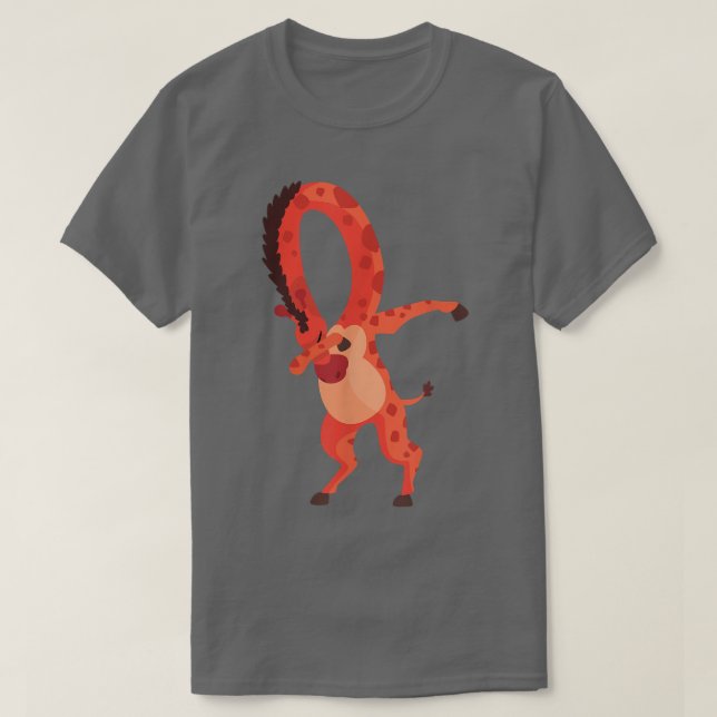 Camiseta Dabbing Giraffe Dancing Birday Gift (Diseño del anverso)