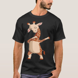 Camiseta Dabbing Giraffe Zookeeper Safari Animal Hombres Mu