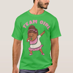 Camiseta Dabbing Girl Gender Reveal Team Girl