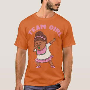 Camiseta Dabbing Girl Gender Reveal Team Girl