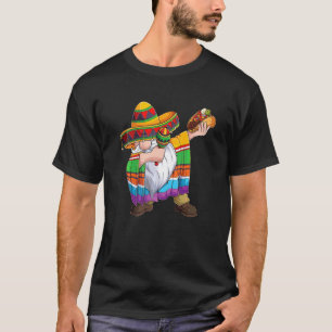Camiseta Dabbing Gnome Cinco De Mayo Fiesta Taco Sombrero P
