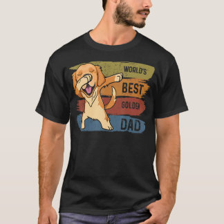 Camiseta Dabbing Golden Retriever Dad Dab Para Niños Hombre