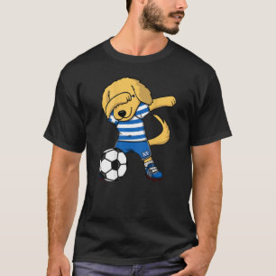Camiseta Dabbing Golden Retriever Greece Football Fans Jers