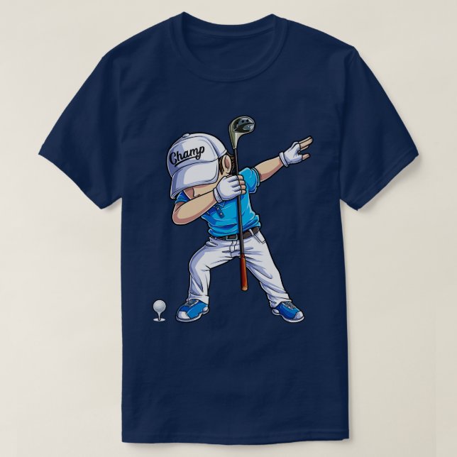 Camiseta Dabbing Golf para hombres Mujeres Niños Chicas Dep (Diseño del anverso)