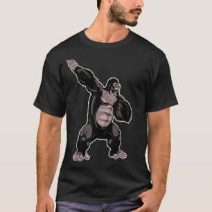 Camiseta Dabbing Gorilla Camiseta Funny Ape Gorill