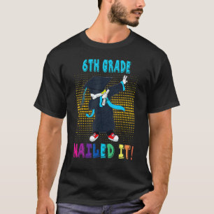 Camiseta Dabbing Graduation Boy 6º Grado se lo clavó gracio