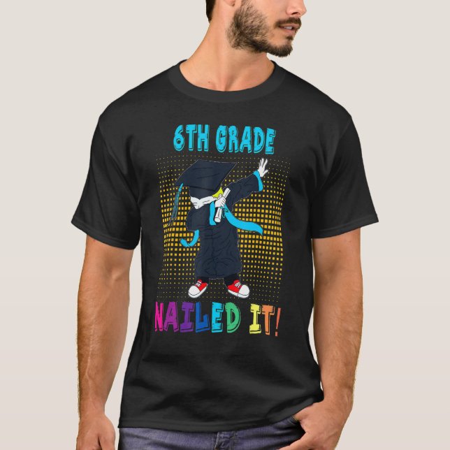 Camiseta Dabbing Graduation Boy 6º Grado se lo clavó gracio (Anverso)