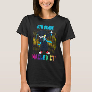 Camiseta Dabbing Graduation Boy 6º Grado se lo clavó gracio