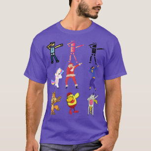 Camiseta Dabbing Halloween Boys Santa Claus Men Pony Cat Me