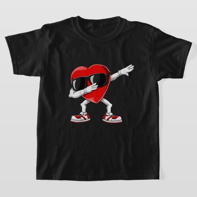 Camiseta Dabbing Heart Graciosos Regalos Hombres Niños Vale (Distribución)