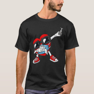 Camiseta Dabbing Heart In A Mask Día de San Valentín Dab
