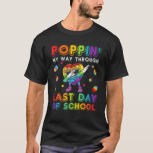 Camiseta Dabbing Heart Shap Poppin' Mi camino hacia el últi