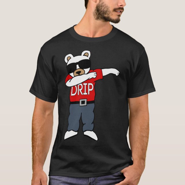 Camiseta Dabbing Hip Bear Drin (Anverso)
