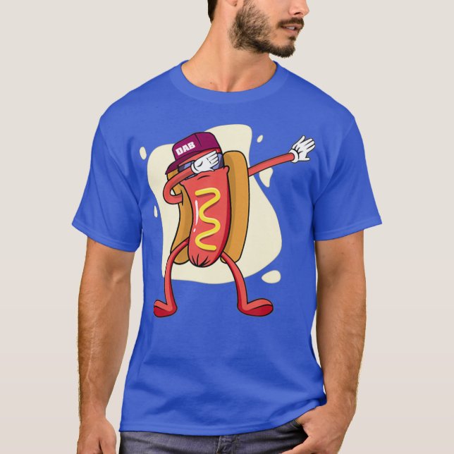 Camiseta Dabbing Hot Dog Dab (Anverso)