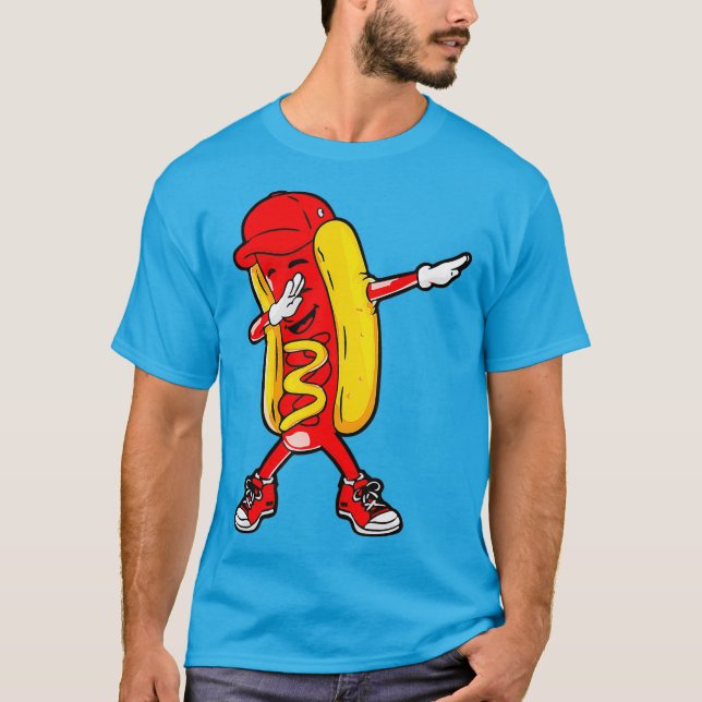 Camiseta Dabbing Hot Dog Dog Hip Hop Dab Dance Funny (Anverso)