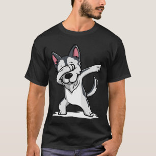 Camiseta Dabbing Husky Funny