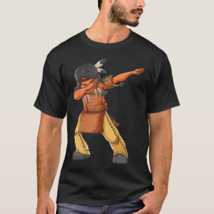 Camiseta Dabbing Indian Funny Cuido baile nativo americano
