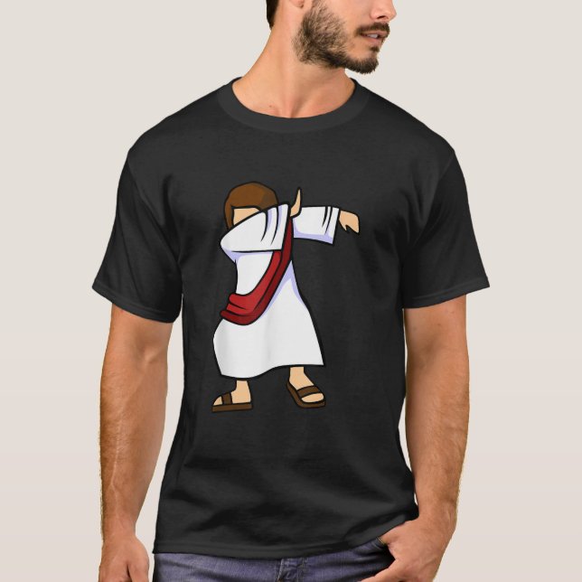 Camiseta Dabbing Jesus Funny Christian Jesus Dab Dance (Anverso)