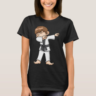 Camiseta Dabbing Karate Funny Personalizado de Artes Marcia