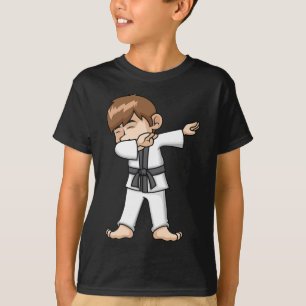 Camiseta Dabbing Karate Funny Personalizado de Artes Marcia