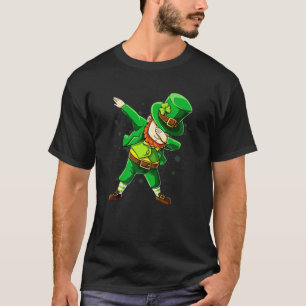 Camiseta Dabbing Leprechaun Irish Clover St Patrick's Day S