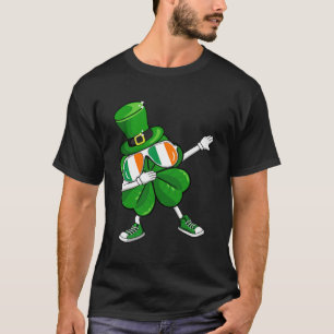 Camiseta Dabbing Leprechaun Shamrock St Patrick s Day Boys