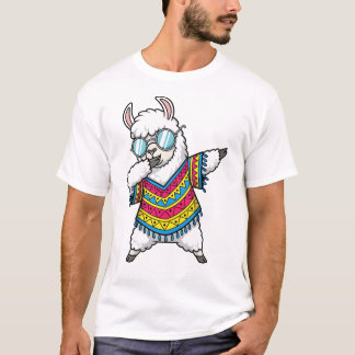 Camiseta Dabbing Llama Funny Cute Dab Dance