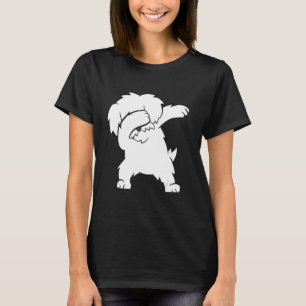 Camiseta Dabbing Maltés Perro Cubo Dabbing Maltés