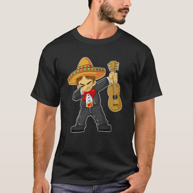 Camiseta Dabbing Mariachi cinco de mayo (Anverso)