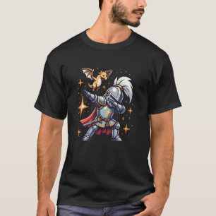 Camiseta Dabbing Medieval Knight Dragon Funny Renaissance R