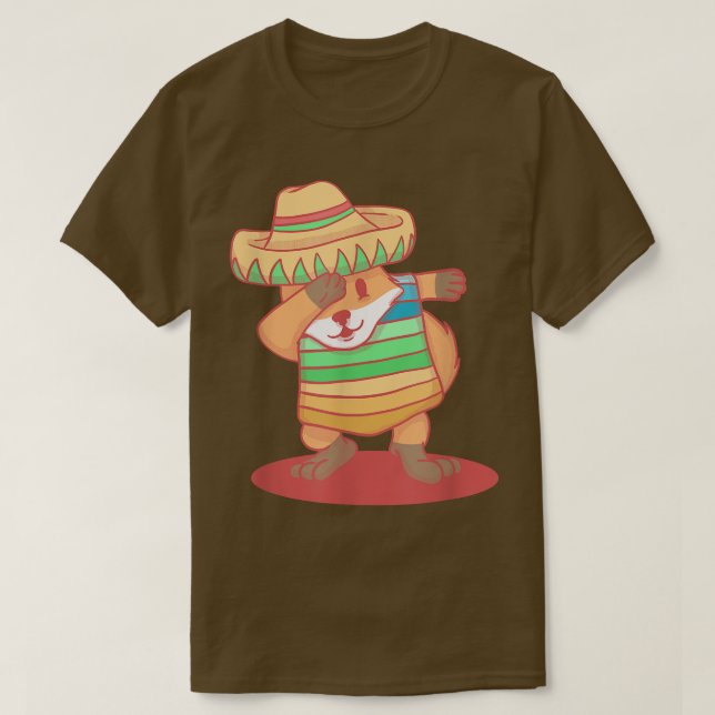 Camiseta Dabbing Meican Fo Cinco De Mayo (Diseño del anverso)