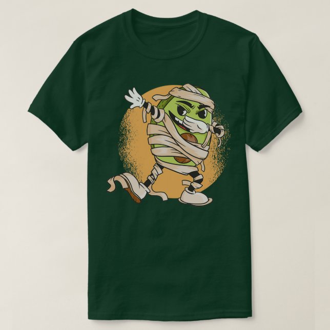 Camiseta dabbing mommy avocado Halloween diseños (Diseño del anverso)