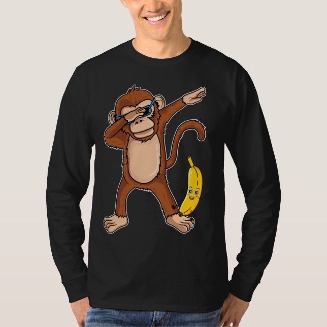 Camiseta Dabbing Monkey  Dab Dance Monkey (Anverso)