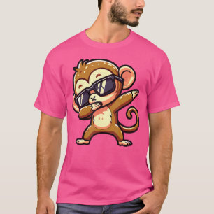 Camiseta Dabbing Monkey Gafas de sol Animal Dab