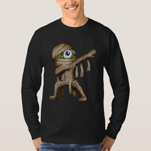 Camiseta Dabbing Mummy Halloween Dab Fan  Scary Stories (Anverso)