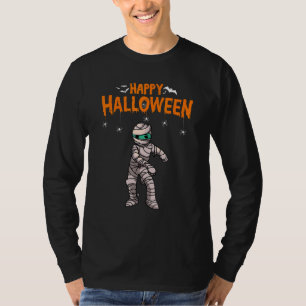 Camiseta Dabbing Mummy Lazy Halloween disfraz Dab