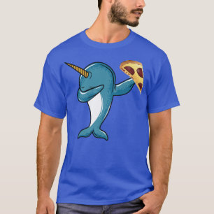 Camiseta Dabbing Narwhal Unicorn Pepperoni Pizza Whale Danc