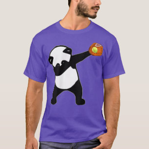 Camiseta Dabbing Panda Bear Softball Baseball Glove Sport 