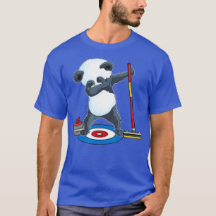 Camiseta Dabbing Panda curling curler ice Sport panda bear