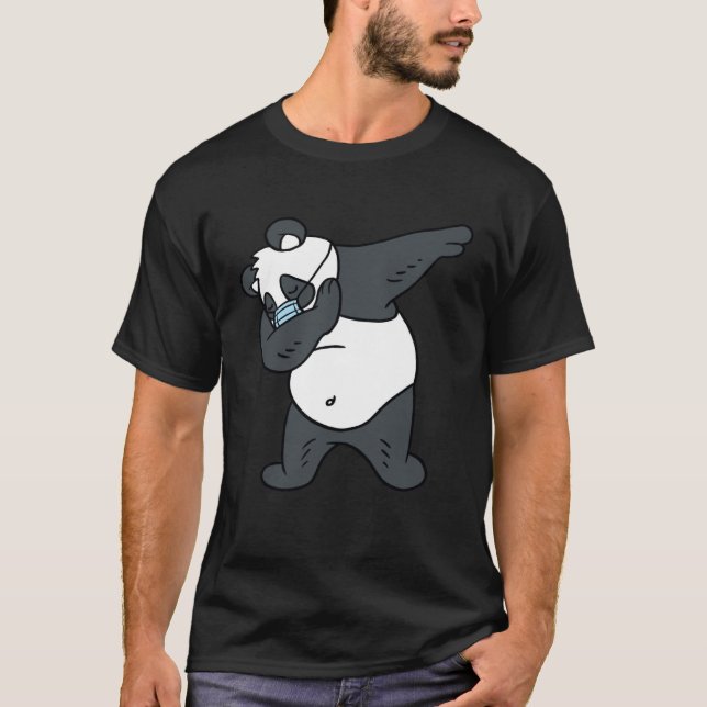Camiseta Dabbing Panda Face Mask Panda (Anverso)