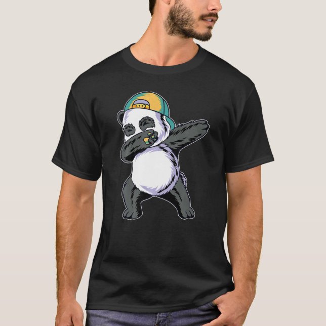 Camiseta Dabbing Panda - Gracioso animal gigante panda Bear (Anverso)