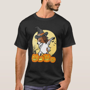 Camiseta Dabbing Papillon Dab Dance Funny Dog Halloween Gif