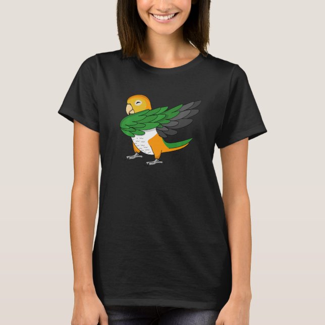 Camiseta Dabbing Parrot I Caique de barriga blanca (Anverso)